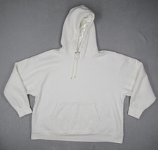Jordan Flight Hoodie Women Large White Oversized Fit Fleece Pullover Jumpman