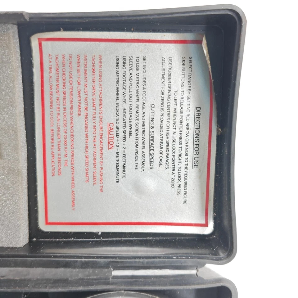 Venture ATH.7 Hand Tachometer Set Made in ENGLAND Fast Ship - Image 3 of 4