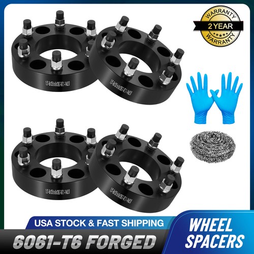 6x5.5 To 6x132 Wheel Adapters 1.75” Thick – 14x1.5 Studs, 78.1 Bore, Set Of 4, USAdapters