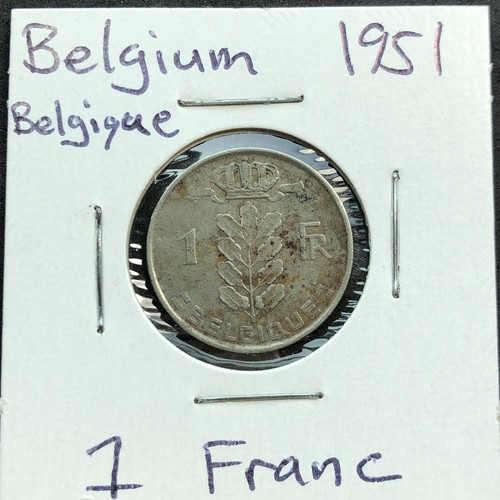 1951 BELGIUM 1 FRANC***L@@K***NICE GRADE***Combined Shipping***L@@K***