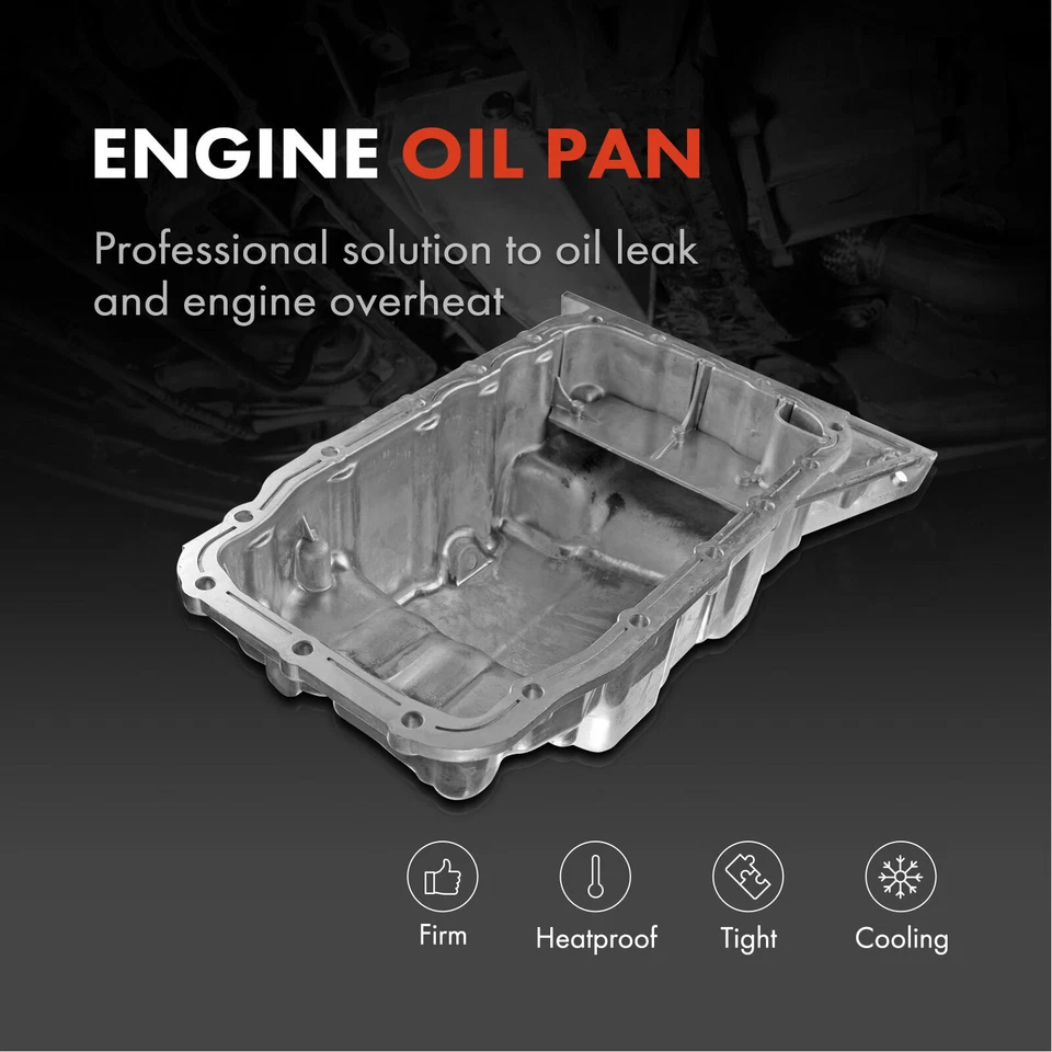 New Engine Oil Pan Sump for Saturn L300 LS2 LW2 LW300 2000-2005 V6 3.0L 9157816 - Image 2 of 4