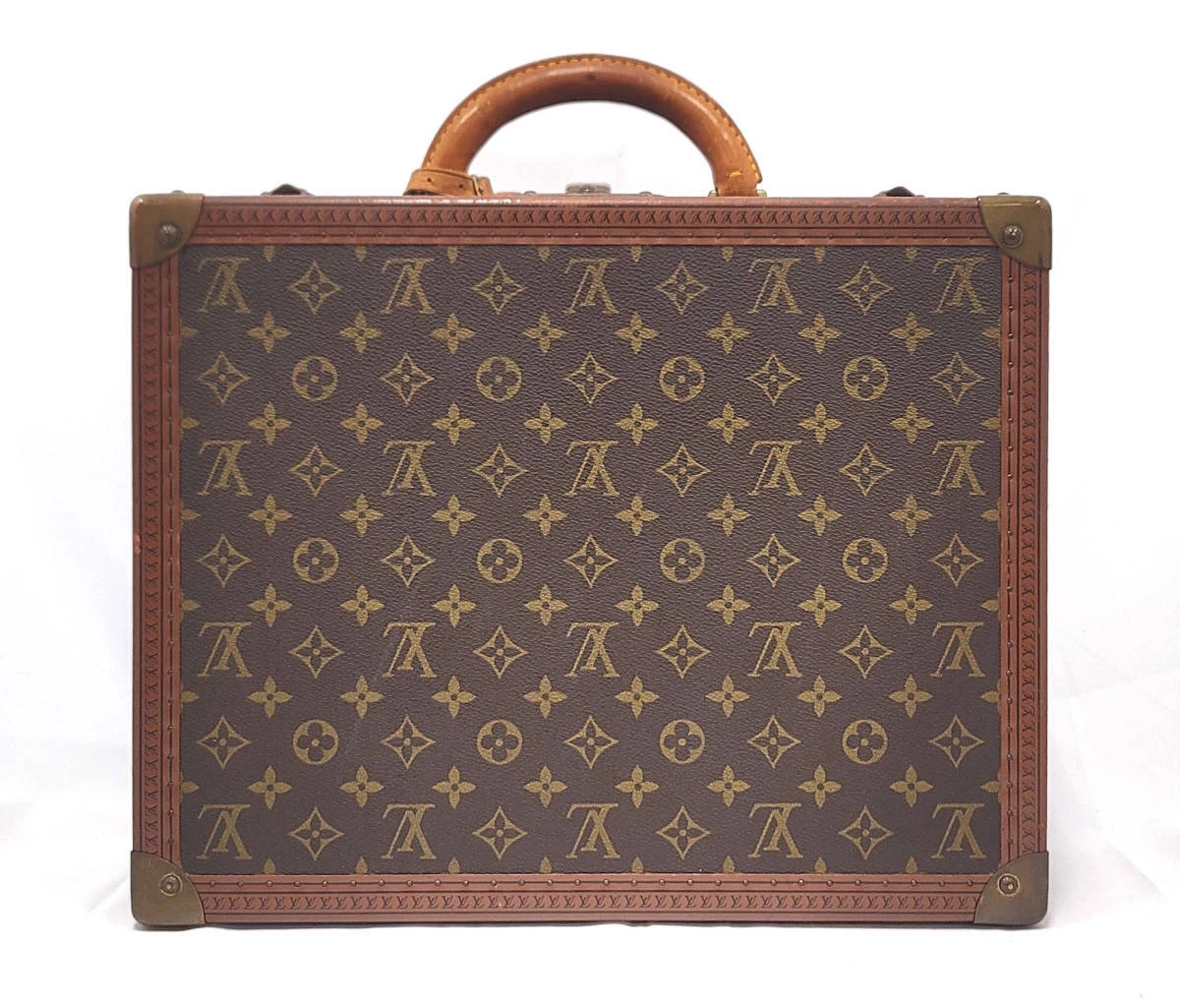 Mid 20th Century Louis Vuitton Vintage Classic Monogram Travel Trunks Set  of 2