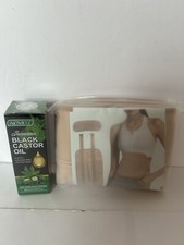 Jamaican Black Castor Oil Pack Organic Cold Pressed Glass Bottle 2.02 Fl Oz