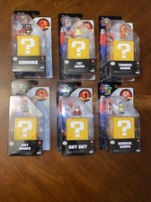 Jakks Super Mario Bros Movie MINI FIGURE SET of 6 New