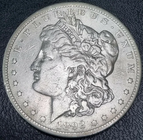 1892 S Morgan Silver Dollar $1 XF+ Better Grade Details #40434