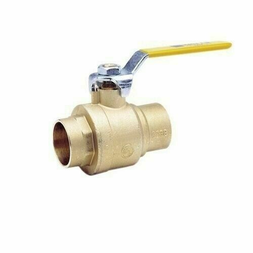 1-1/4" Watts Copper Ball Valve CxC (LEAD FREE) Brass FULL PORT Sweat