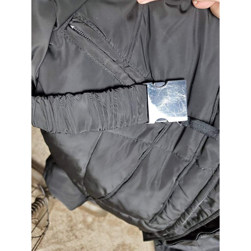 Zara Basic Womens Puffer Jacket Black Full Zipper… - image 8