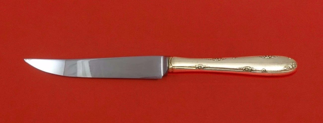 Madeira by Towle Sterling Silver Steak Knife Serrated HHWS Custom 8 1/2"
