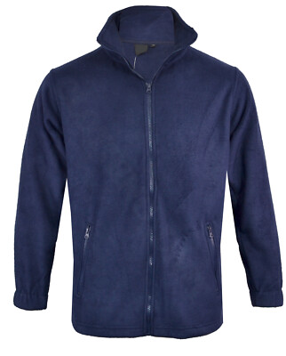 Herren Smart Premium warme Vlies Performance Jacke Mantel marineblau M-XXL