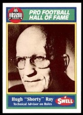1990 Hall of Fame Green #73 Hugh Shorty Ray HOF RARE NFL Supervisor of Officials