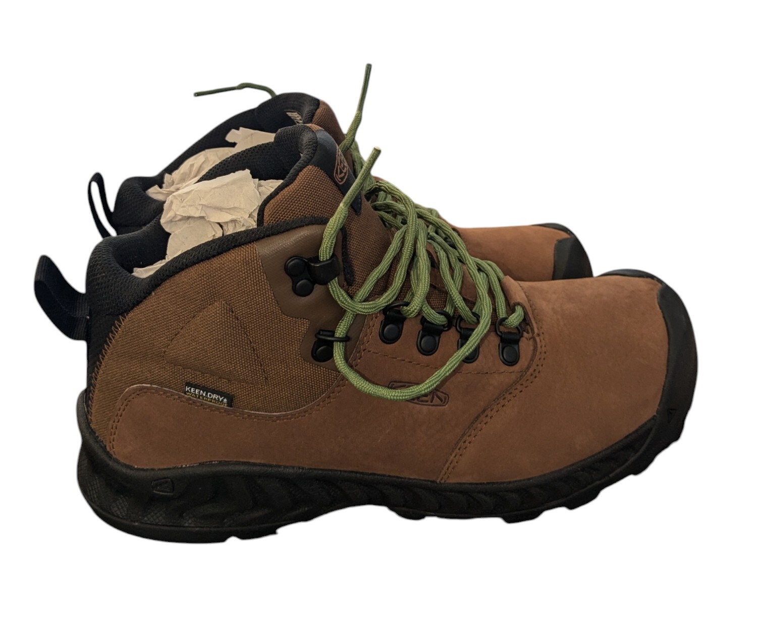 Stivali da trekking nuovi con scatola Keen donna NXIS Explorer impermeabili bisonte campeggio 10 5 US