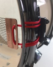 SnareFlair Vintage Style Snare Drum ๐ฅ Wire Cord Red USA Made Percussion