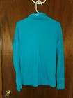 Under Armour Cold Gear Pullover Waffle Knit Funnel Neck Sz Small Turquoise