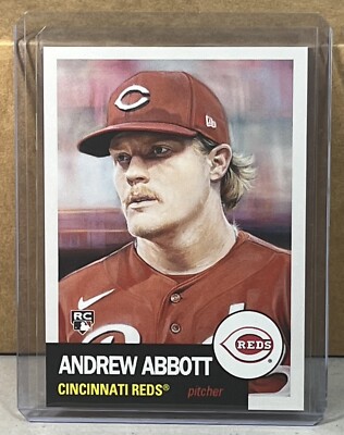 2024 TOPPS LIVING SET #707 ANDREW ABBOTT CINCINNATI REDS RC Print Run 1543