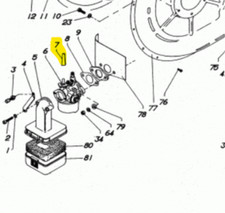 LEVETTA PROLUNGA SUL CARBURATORE PER ATOMIZZATORE M1200 CIFARELLI