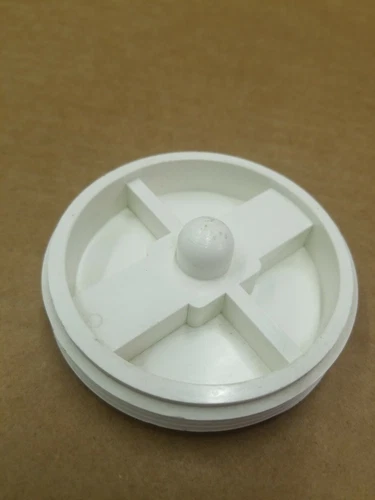 Jones Stephens P49-930 3" PVC DWV  Plug With Brass Insert - Picture 2 of 5