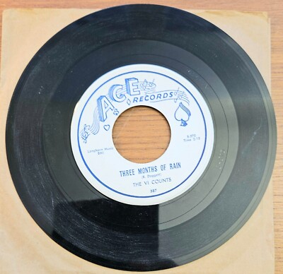 THE VI COUNTS Three Months Of Rain / The Looser 60s US ACE 45 SURF Instro / R&B