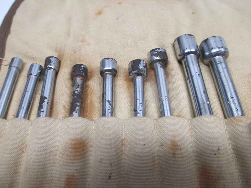 XCELITE Vintage Metric Nut Driver Set in original cloth case. - Image 2 of 4