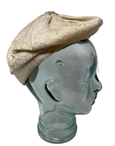 Vintage New York Hat Co Newsboy Leather Hat 90s Y2K USA Suede