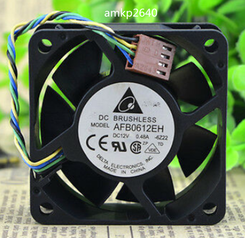 Ventilateur PC 60x60x25 Mm - Modèle PVA060G12H - 12V, 0.35A, 4 Fils - Neuf D'origine Chine