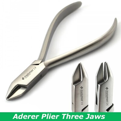 Alicate Aderer Ortodóntico Triple Punta | Doblado de Alambre, Precisión, Dental