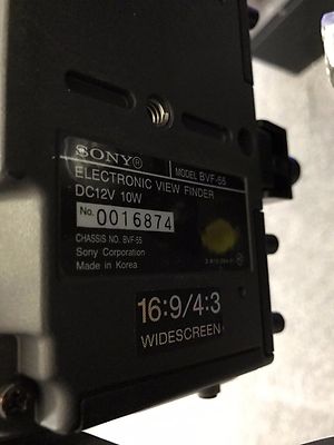 Sony Bvw D600 Betacam Camcorder SONY BVW-D600 業務用ビデオカメラ