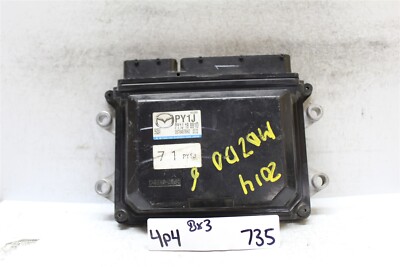 14 MAZDA 6 2.5L ECU ENGINE COMPUTER CONTROL PY1J18881D MODULE 735 4P4 B3