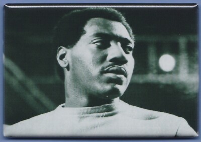 OTIS REDDING *2X3 FRIDGE MAGNET* SITTING ON THE DOCK OF THE BAY BLUES SINGER R&B