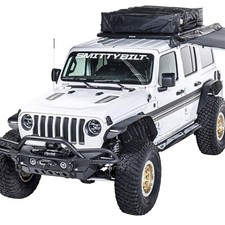 Smittybilt Front Rear Flat Fender Flares Set Of 4 Pcs Paintable For Wrangler Jl