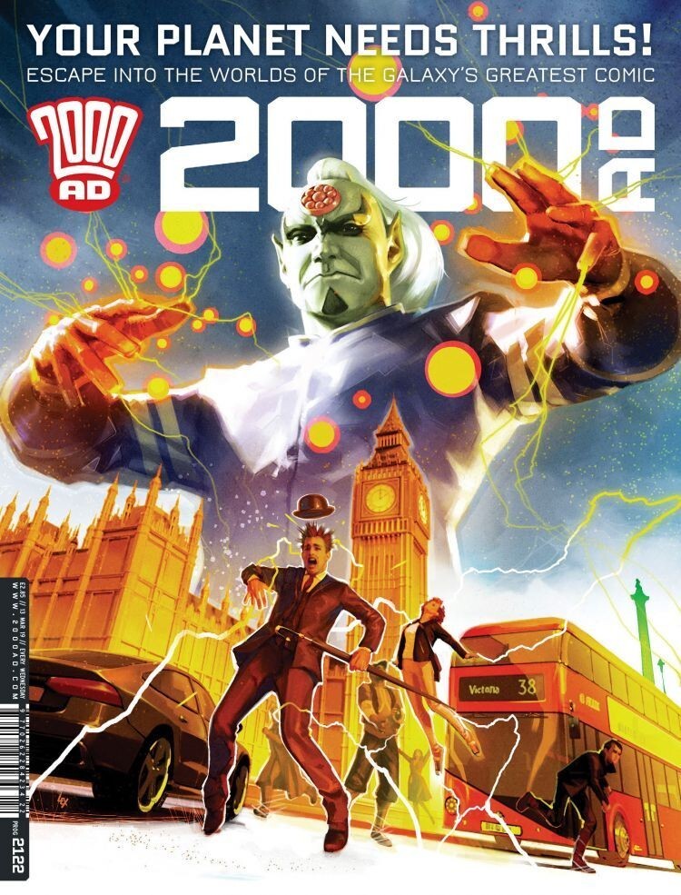 2000 AD Prog 2122: Your Planet Needs Thrills! (Paperback, 2019)
