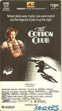 The Cotton Club VHS 1985 Richard Gere Diane Lane Fred Gwynne Gangster Music VTG