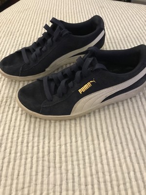 black puma suede size 6