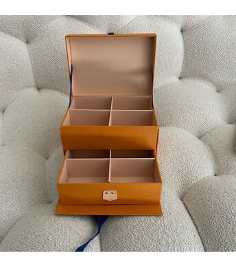 Louis Vuitton COLLECTIBLE VIP Gift LV Iconic Brown Trinket Box