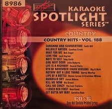 SC8986 COUNTRY HITS NEW SOUND CHOICE KARAOKE LOT K