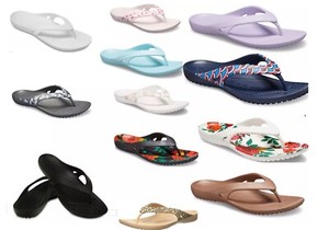 flamingo crocs flip flops