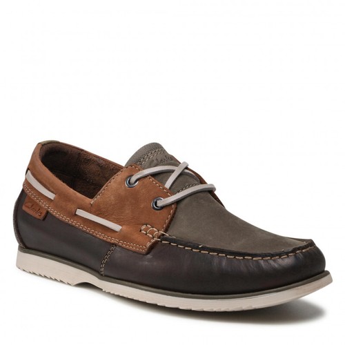 Noonan Lace Up Leather Boat Deck Shoes 