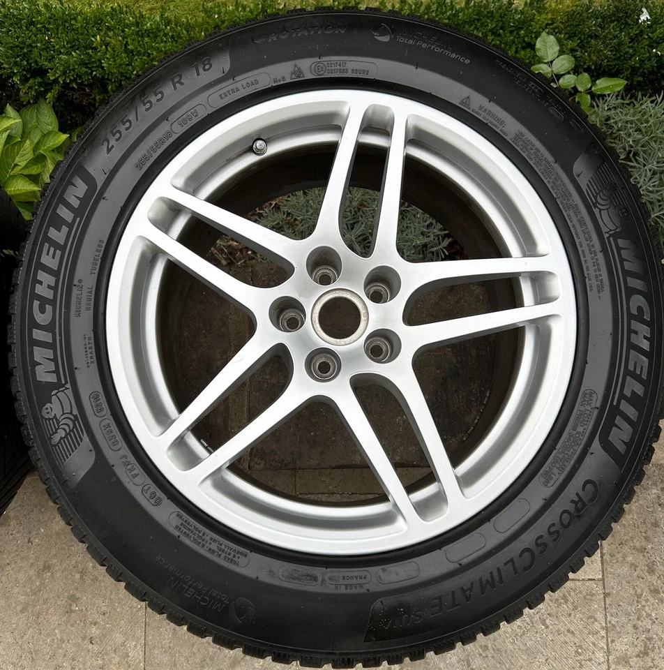 Porsche 8 + 9X 18 ET21 Felgen Winter Macan S Diesel Rad Sport 95B Wheel Rim Set - Bild 2 von 4