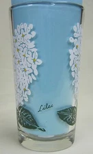 Lilac Peanut Butter Glass Glasses Drinking Kitchen Mauzy 69-1