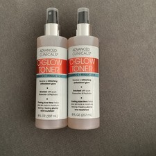 Advanced Clinicals C-Glow Toner, 237ml, 2-Pack