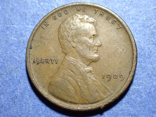 1909-VDB Lincoln cent  XF