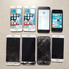 LOT OF 8 Mixed Apple iPhones For Parts Repair - ASIS 4270