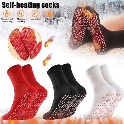 LYN Beheizbare Socken Fußwärmer Beheizte Socken Winter Unisex Heizsocken Ski outdoor