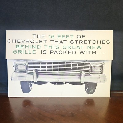 Vintage Chevrolet 1956 Brochure For Different Models Litho USA