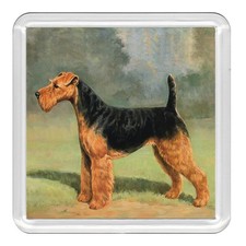 WELSH TERRIER Dog Acrylic Coaster Novelty Drink Cup Mat Great Gift