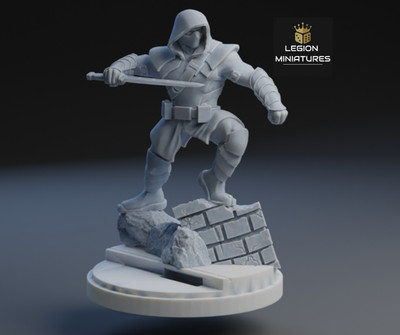 Ronin  Resin Sculpture Statue Model Kit  Unpainted/Unassmbled
