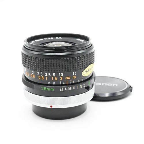 Canon FD 28mm f2.8 S.C. BL Lens SC #868