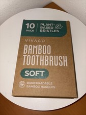 10 Pack Bamboo Toothbrushes