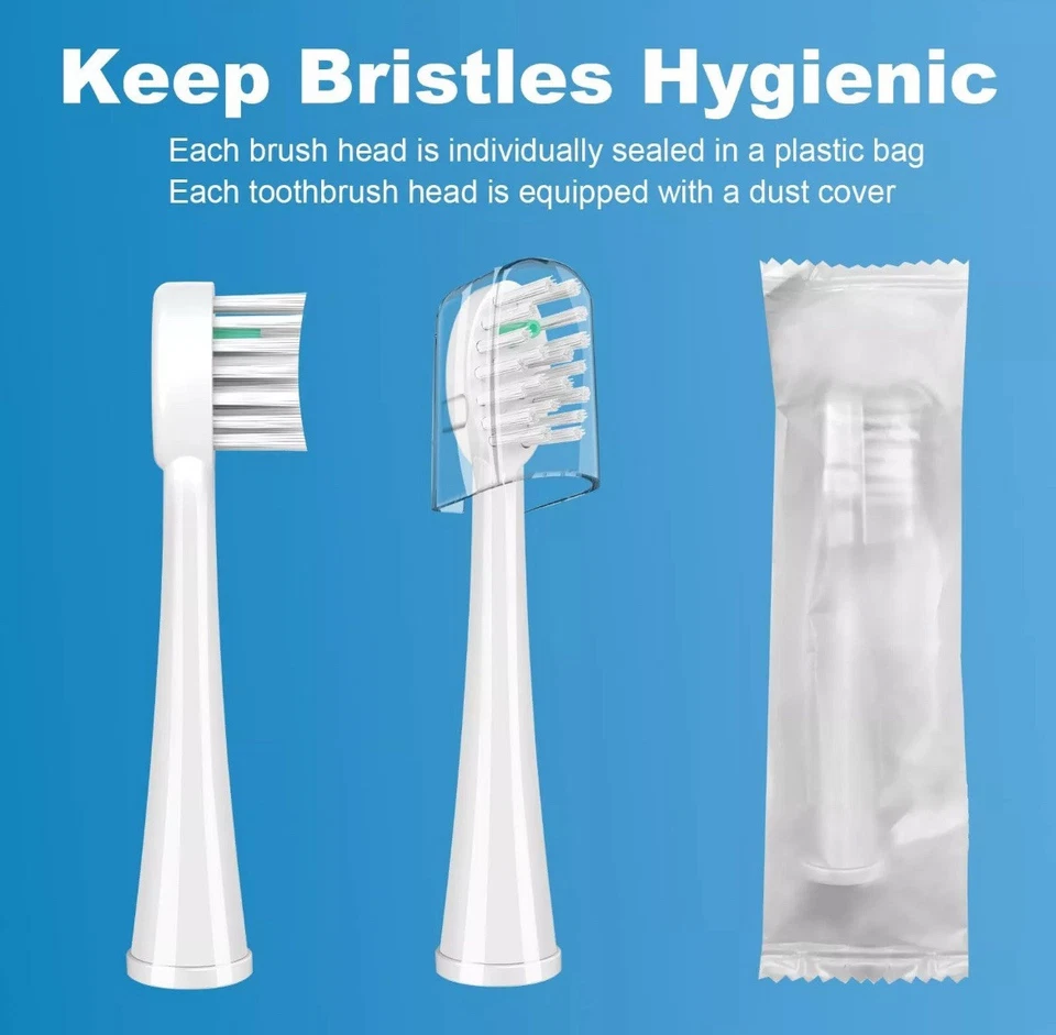 Paquete de 4 cabezales de cepillo de repuesto para cepillo de dientes WaterPik SonicFusion con hilo dental Foto 4 de 4