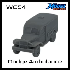 Dodge WC 54 Ambulance - HO Scale - Gray
