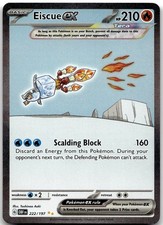 Eiscue ex 222/197 Special Illustration Rare Obsidian Flames Pokemon Near Mint on eBay
